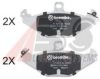 A.B.S. 37327S Brake Pad Set, disc brake